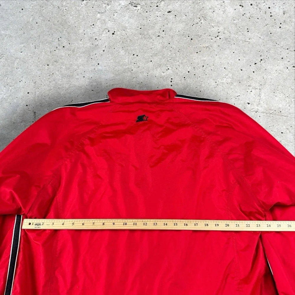 Vintage Starter Georgia Bulldogs Jacket Large Full Zip Windbreaker 90s Logo‎